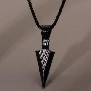 Stainless Steel Arrow Pendant Necklace
